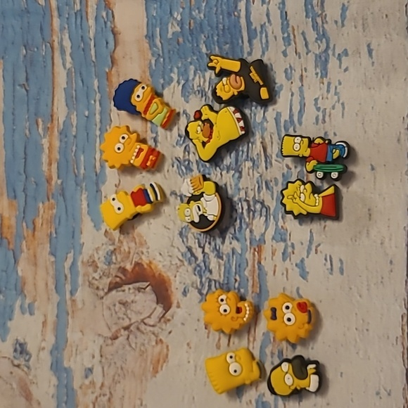 Other - Simpsons .. Shoe Charms .. Set 12 ..